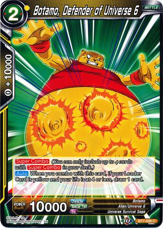 Botamo, Defender of Universe 6 (BT7-088) [Assault of the Saiyans] | The Time Vault CA