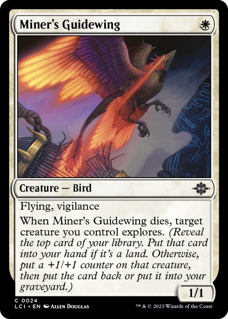 Miner's Guidewing [The Lost Caverns of Ixalan] | The Time Vault CA