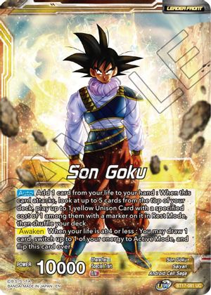 Son Goku // SS Son Goku, Fearless Fighter (BT17-081) [Ultimate Squad] | The Time Vault CA