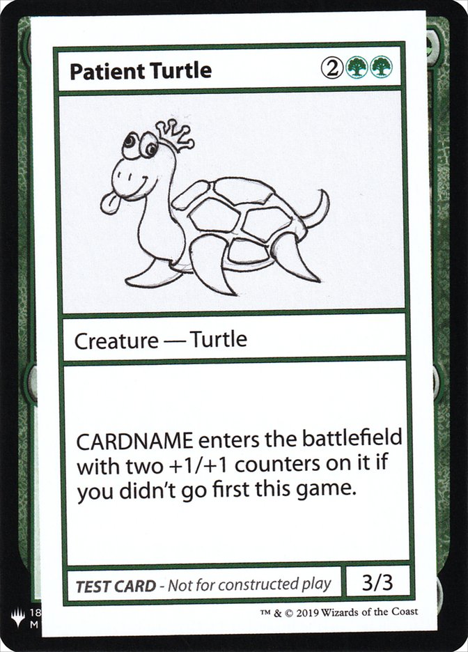 Patient Turtle [Mystery Booster Playtest Cards] | The Time Vault CA