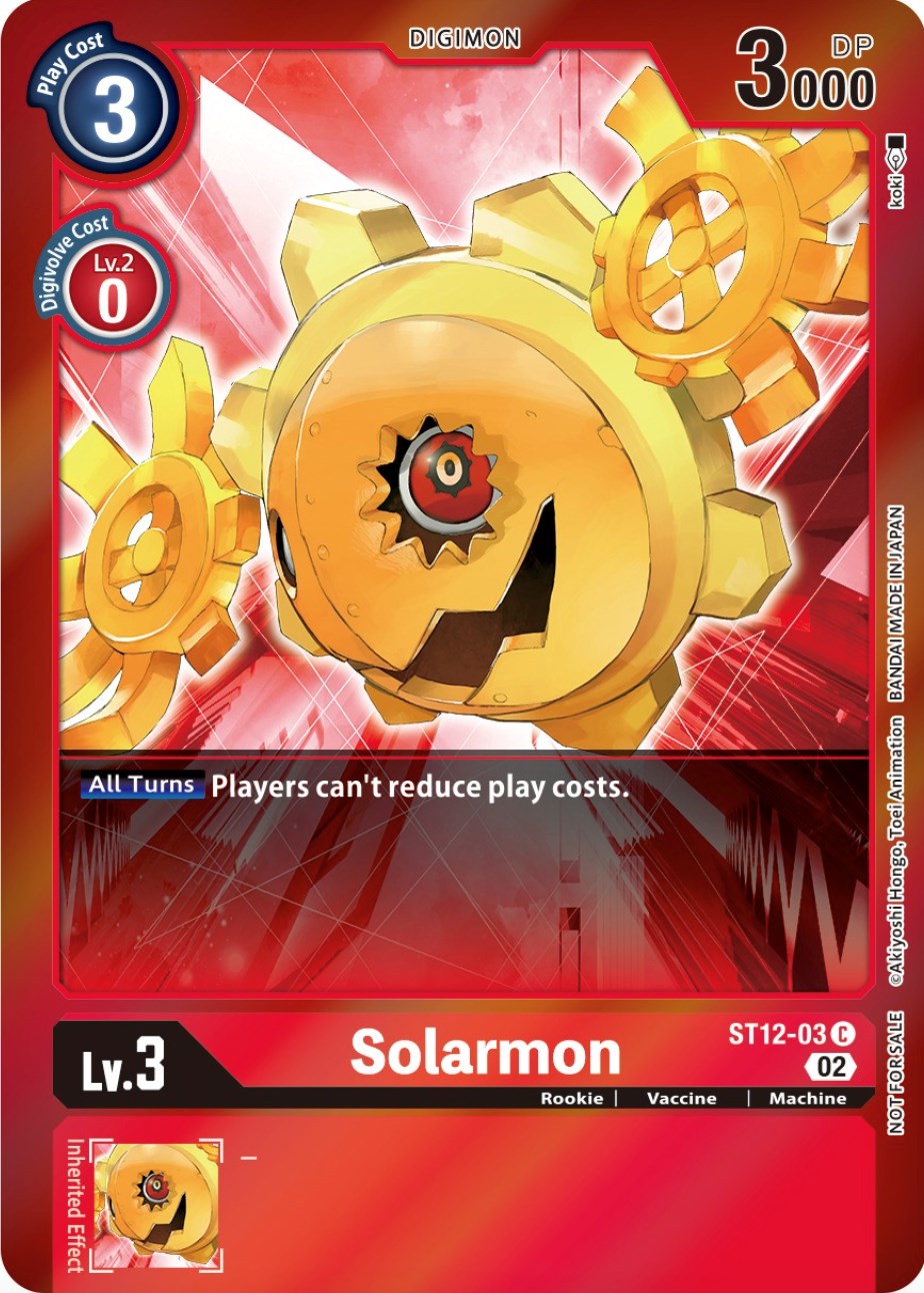 Solarmon [ST12-03] (Event Pack 4) [Starter Deck: Jesmon Promos] | The Time Vault CA