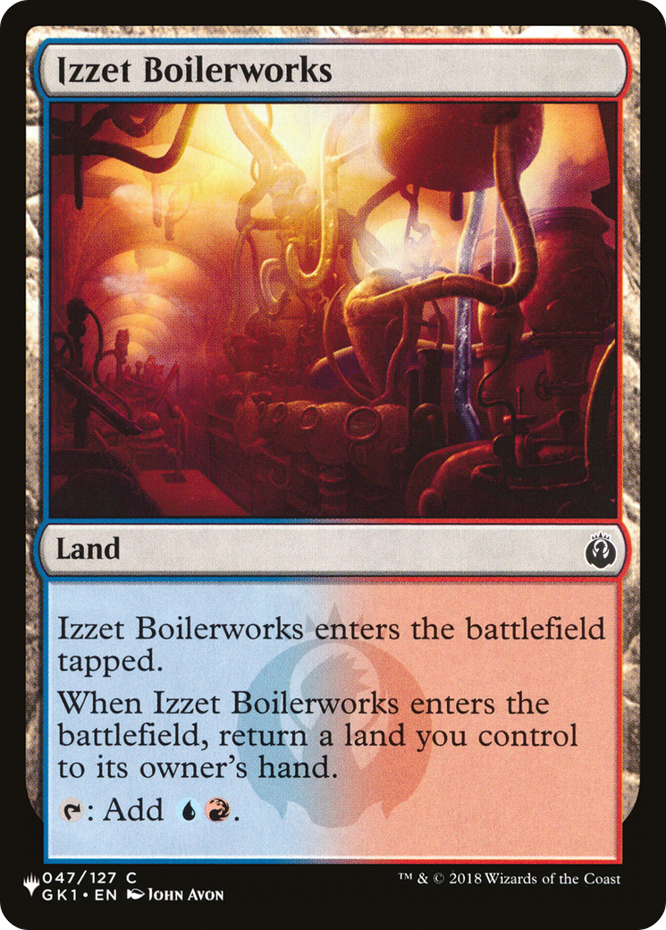 Izzet Boilerworks (GK1) [The List] | The Time Vault CA