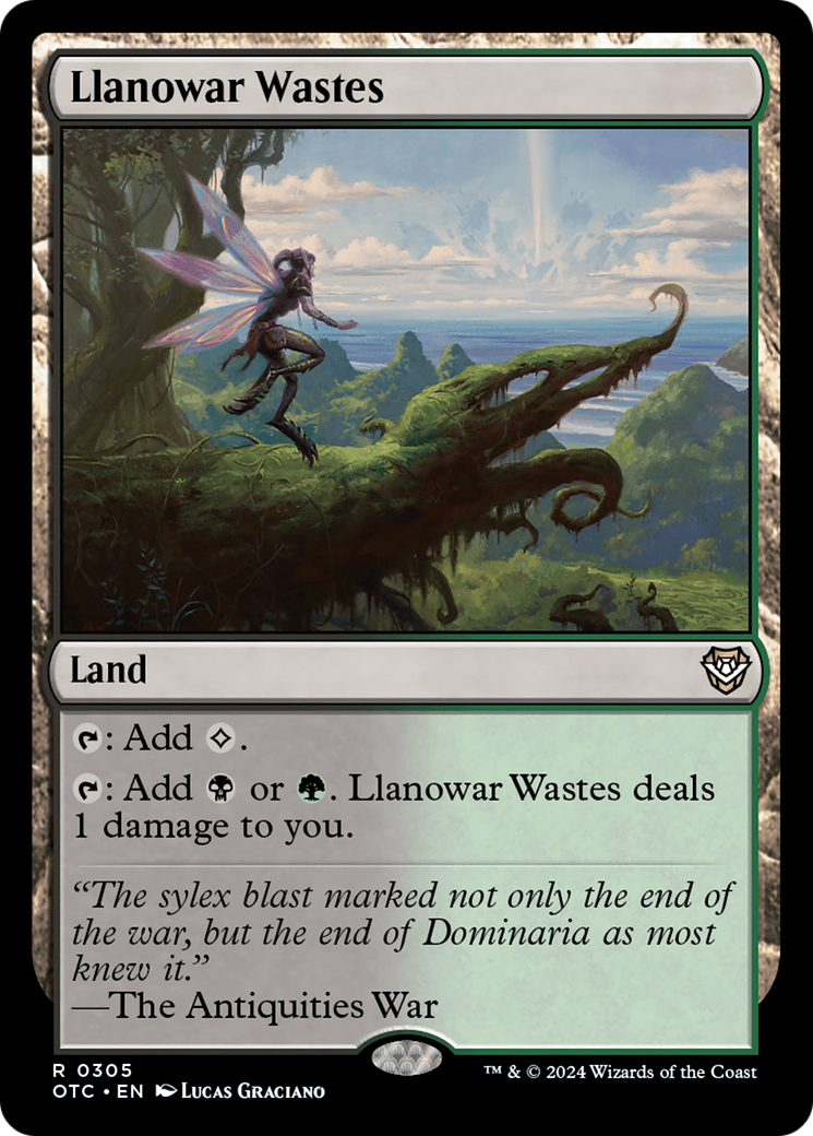 Llanowar Wastes [Outlaws of Thunder Junction Commander] | The Time Vault CA