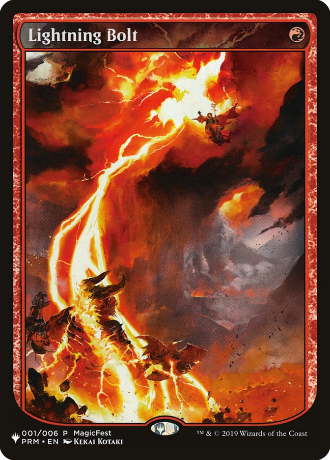 Lightning Bolt (001/006) [The List] | The Time Vault CA
