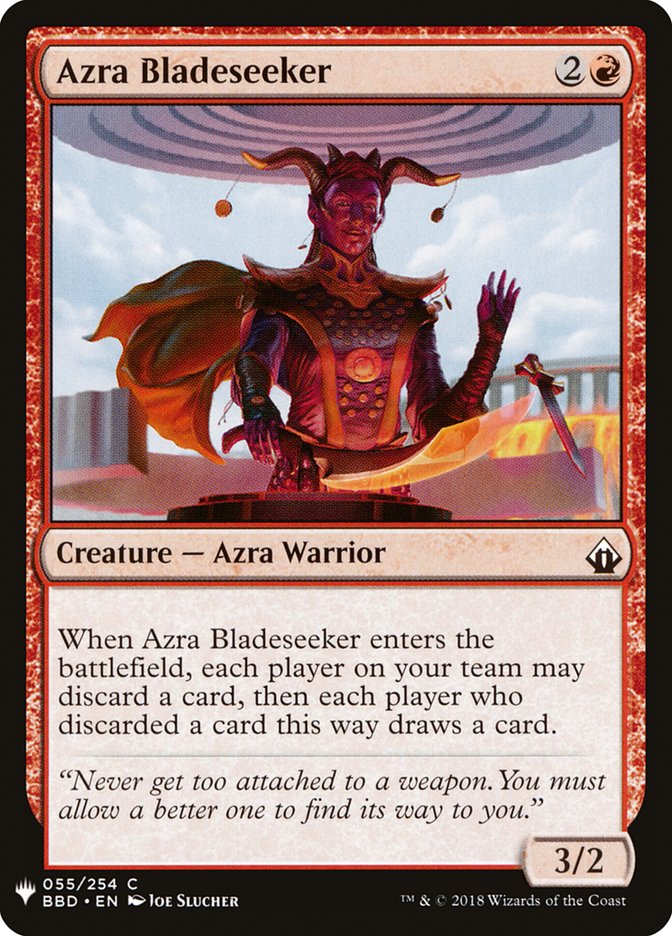 Azra Bladeseeker [Mystery Booster] | The Time Vault CA