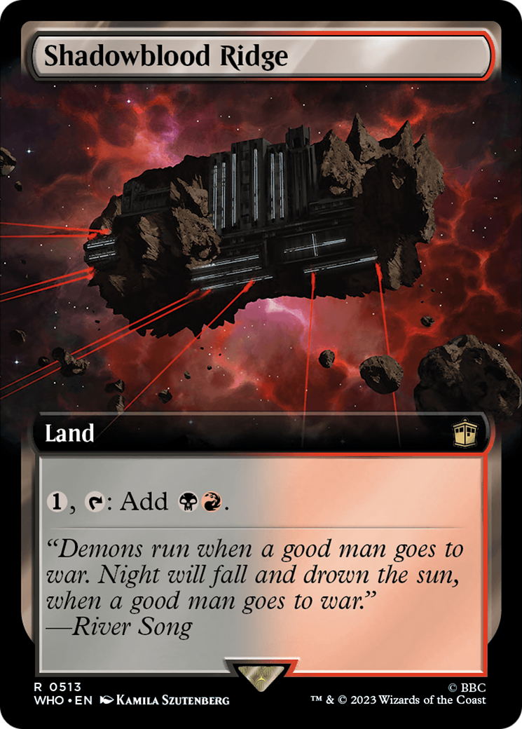 Shadowblood Ridge (Extended Art) [Doctor Who] | The Time Vault CA