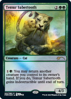 Temur Sabertooth [Year of the Tiger 2022] | The Time Vault CA