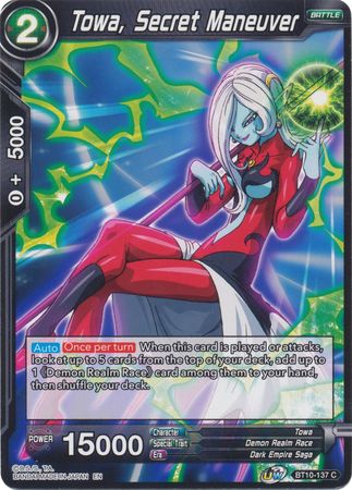 Towa, Secret Maneuver (BT10-137) [Rise of the Unison Warrior 2nd Edition] | The Time Vault CA