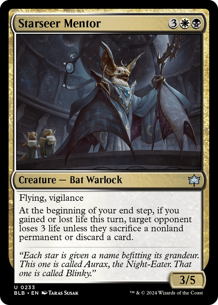 Starseer Mentor [Bloomburrow] | The Time Vault CA