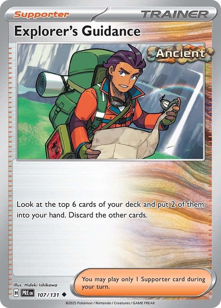 Explorer's Guidance (107/131) [Scarlet & Violet: Prismatic Evolutions] | The Time Vault CA