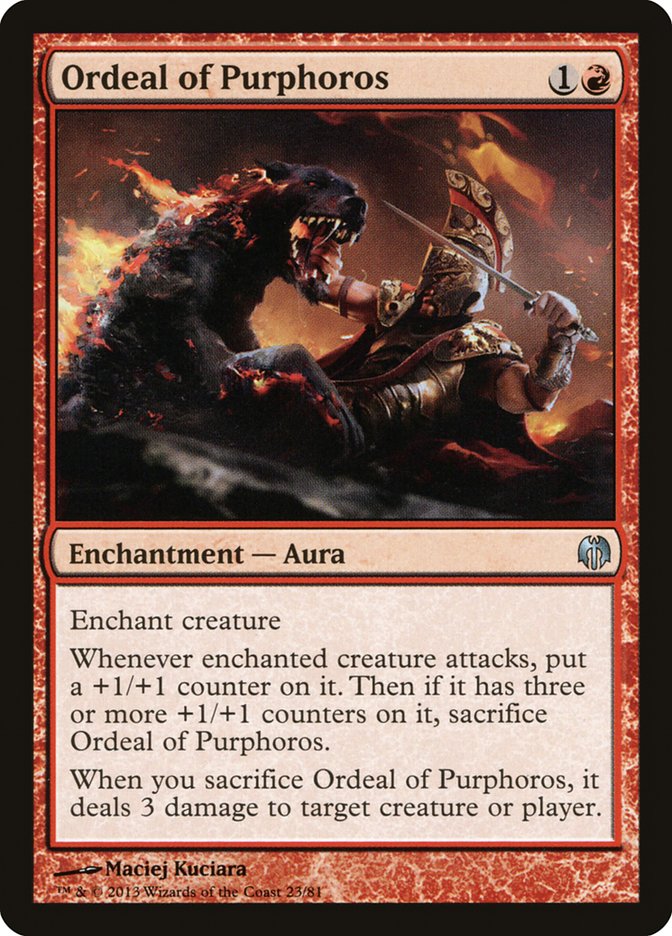 Ordeal of Purphoros [Duel Decks: Heroes vs. Monsters] | The Time Vault CA