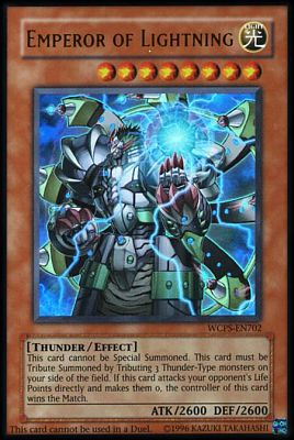 Emperor of Lightning [WCPS-EN702] Ultra Rare | The Time Vault CA