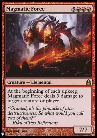 Magmatic Force [The List] | The Time Vault CA
