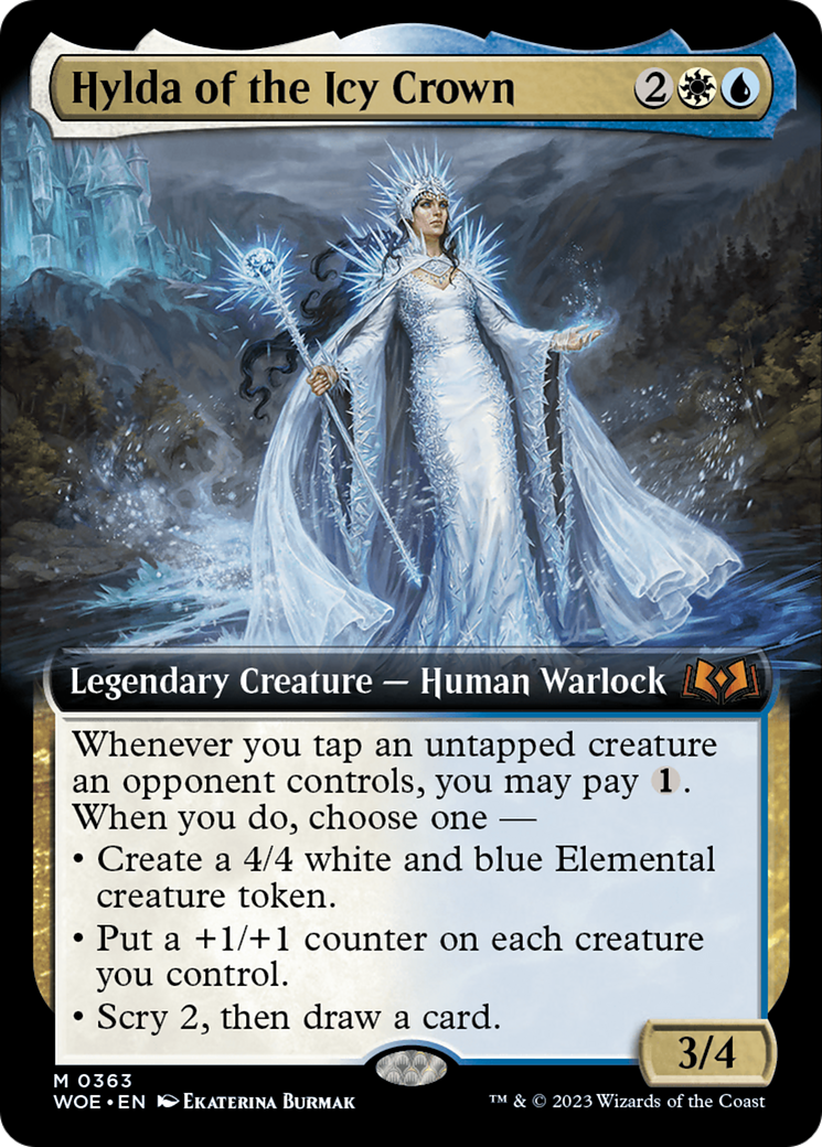 Hylda of the Icy Crown (Extended Art) [Wilds of Eldraine] | The Time Vault CA