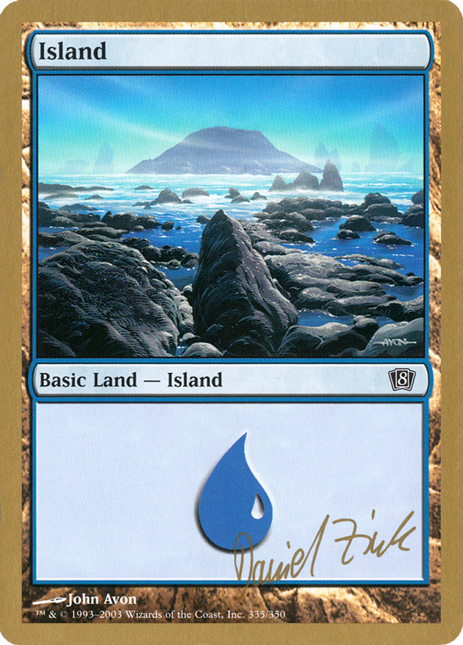 Island (dz335) (Daniel Zink) [World Championship Decks 2003] | The Time Vault CA