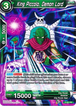King Piccolo, Demon Lord (P-051) [Promotion Cards] | The Time Vault CA