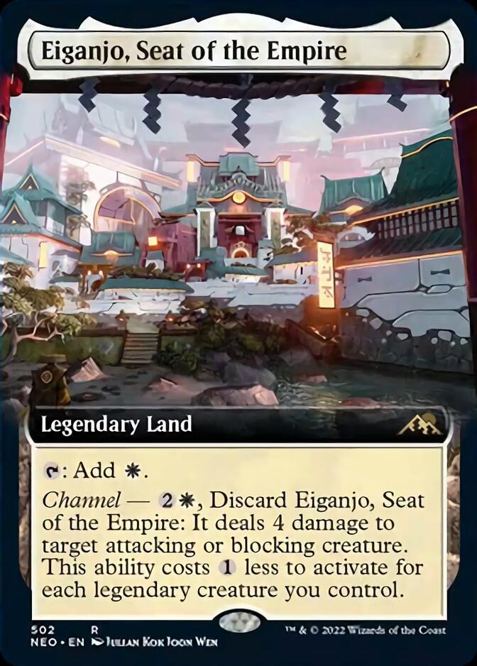 Eiganjo, Seat of the Empire (Extended Art) [Kamigawa: Neon Dynasty] | The Time Vault CA
