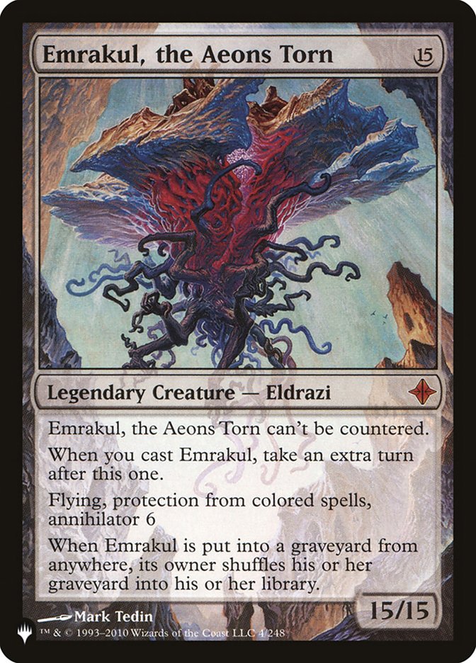 Emrakul, the Aeons Torn [The List] | The Time Vault CA