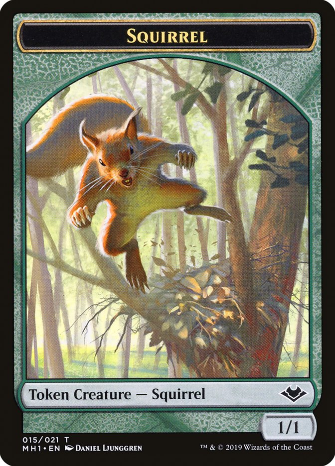 Shapeshifter (001) // Squirrel (015) Double-Sided Token [Modern Horizons Tokens] | The Time Vault CA