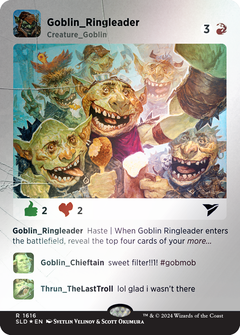 Goblin Ringleader (Rainbow Foil) [Secret Lair Drop Series] | The Time Vault CA