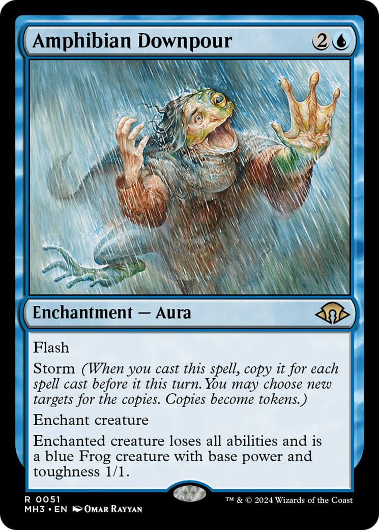 Amphibian Downpour [Modern Horizons 3] | The Time Vault CA