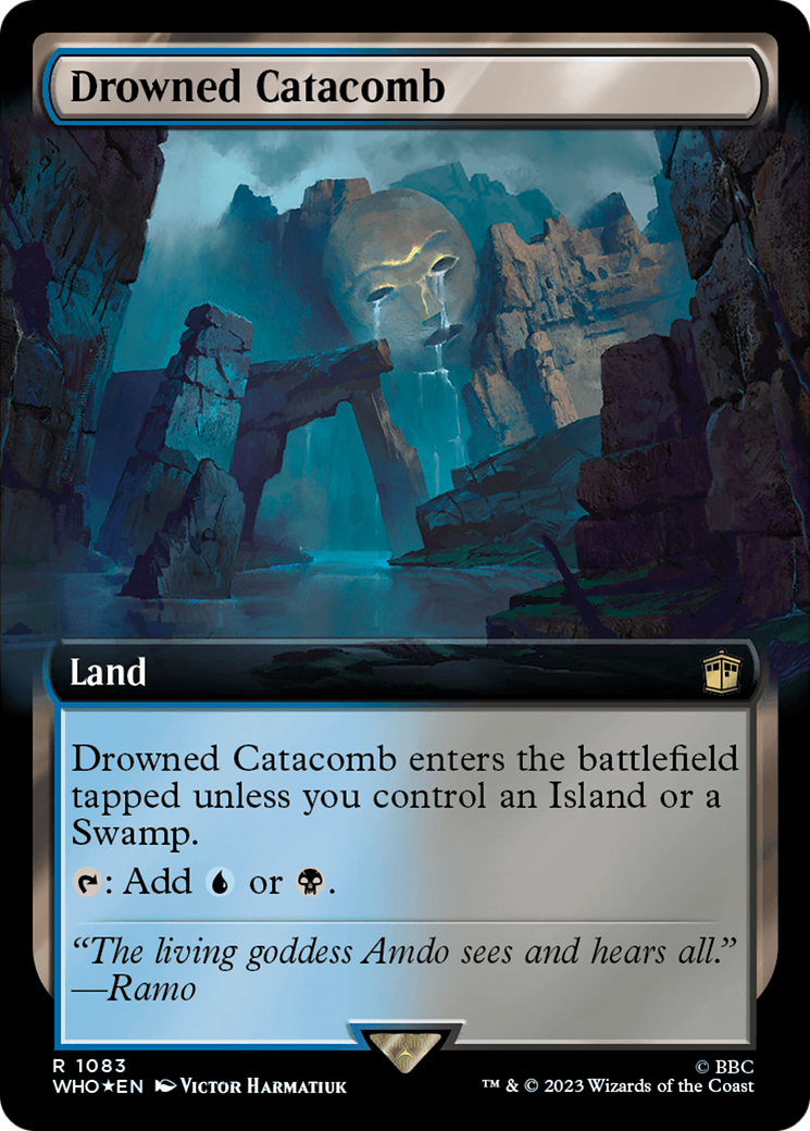 Drowned Catacomb (Extended Art) (Surge Foil) [Doctor Who] | The Time Vault CA