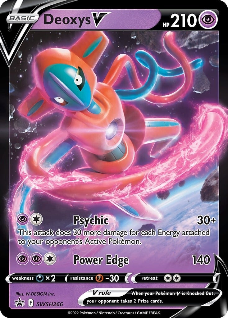 Deoxys V (SWSH266) [Sword & Shield: Black Star Promos] | The Time Vault CA