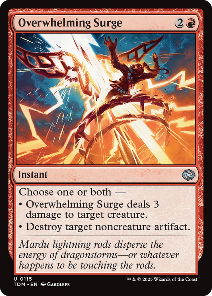 Overwhelming Surge [Tarkir: Dragonstorm] | The Time Vault CA