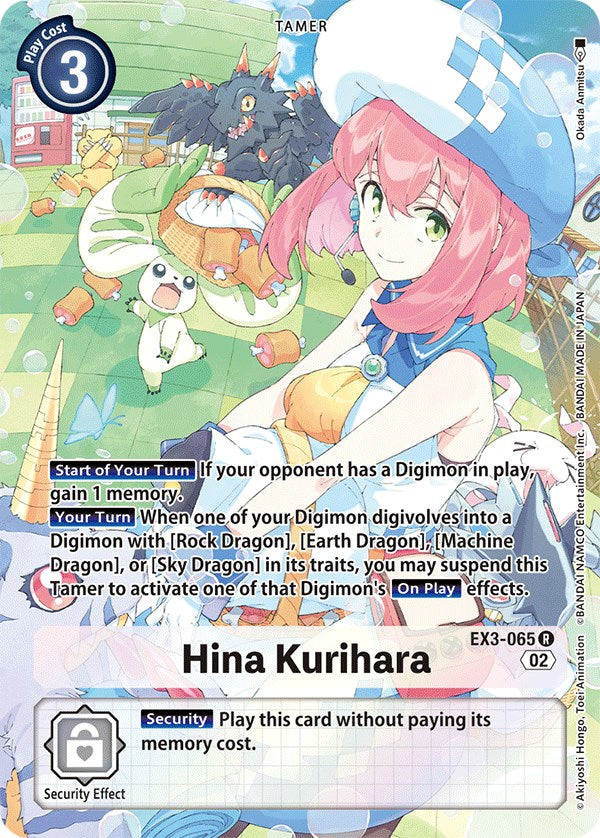 Hina Kurihara [EX3-065] (Alternate Art) [Draconic Roar] | The Time Vault CA