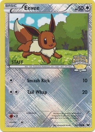 Eevee (84/108) (City Championship Staff) [League & Championship Cards] | The Time Vault CA