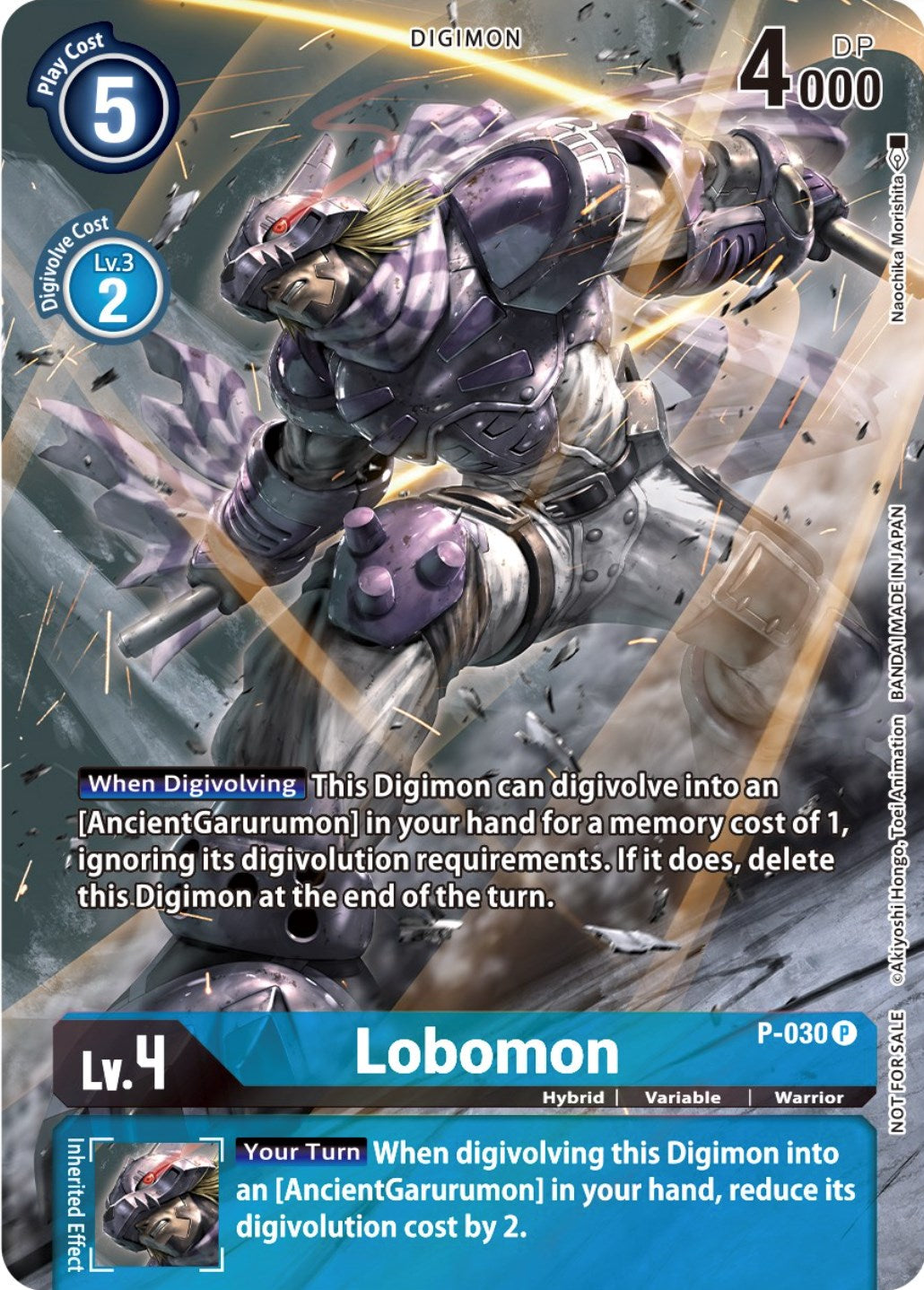 Lobomon [P-030] (2nd Anniversary Frontier Card) [Promotional Cards] | The Time Vault CA