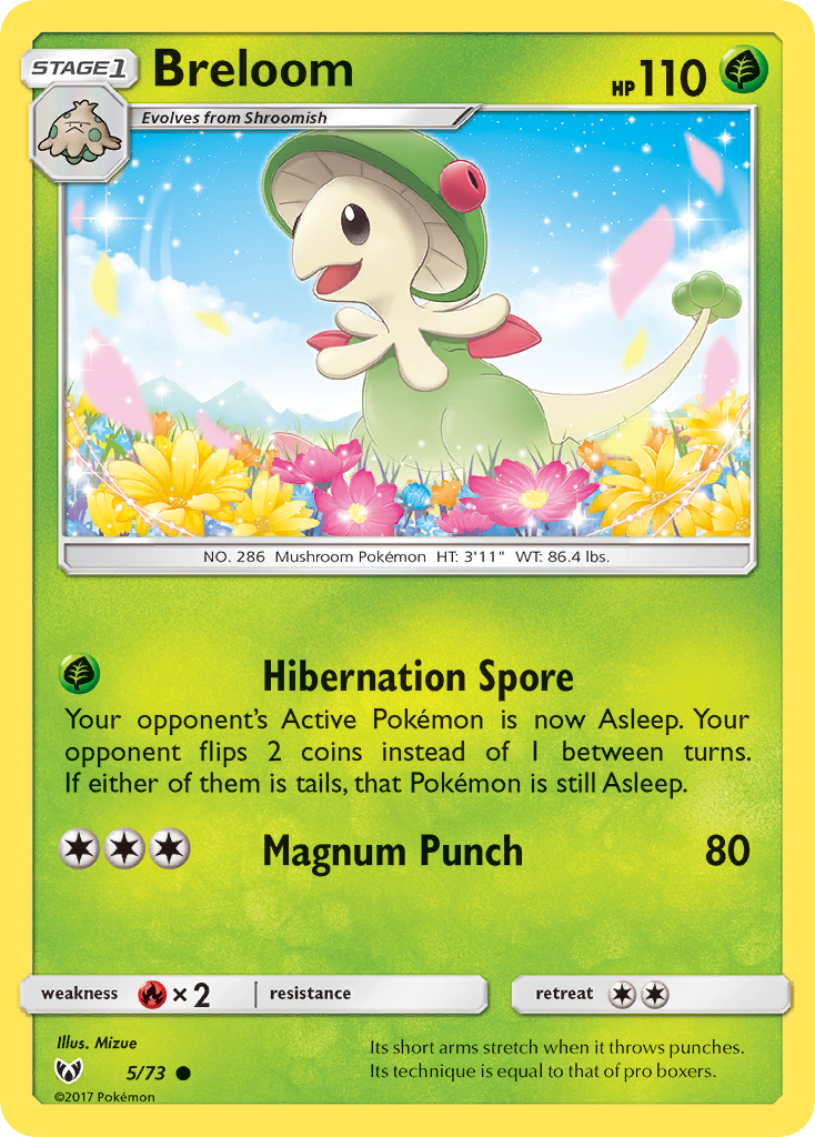 Breloom (5/73) [Sun & Moon: Shining Legends] | The Time Vault CA