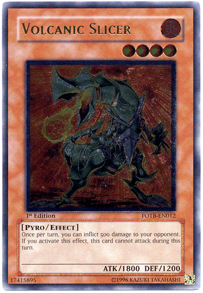 Volcanic Slicer [FOTB-EN012] Ultimate Rare | The Time Vault CA