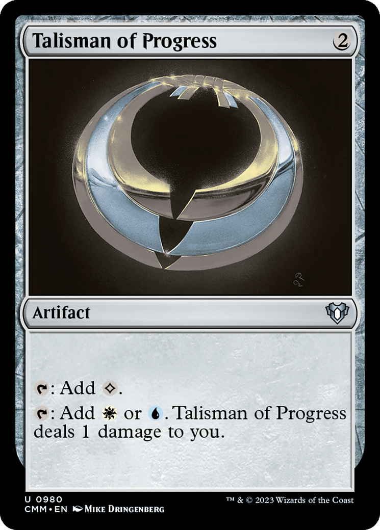 Talisman of Progress [Commander Masters] | The Time Vault CA