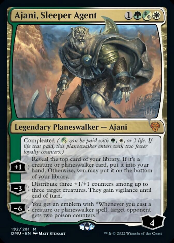 Ajani, Sleeper Agent (Promo Pack) [Dominaria United Promos] | The Time Vault CA