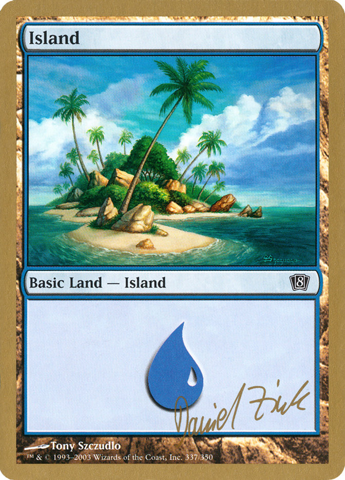 Island (dz337) (Daniel Zink) [World Championship Decks 2003] | The Time Vault CA