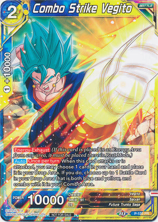 Combo Strike Vegito (Shop Tournament: Assault of Saiyans) (P-133) [Promotion Cards] | The Time Vault CA