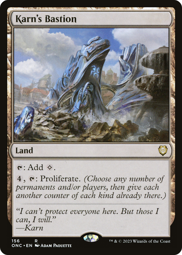 Karn's Bastion [Phyrexia: All Will Be One Commander] | The Time Vault CA