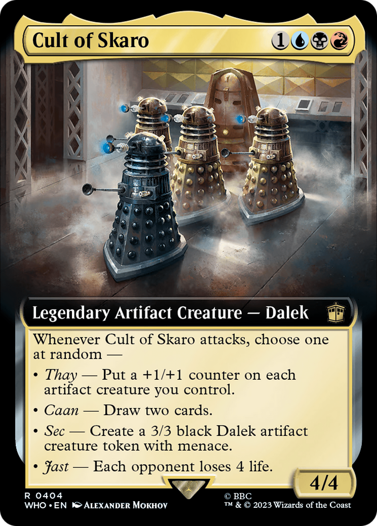 Cult of Skaro (Extended Art) [Doctor Who] | The Time Vault CA
