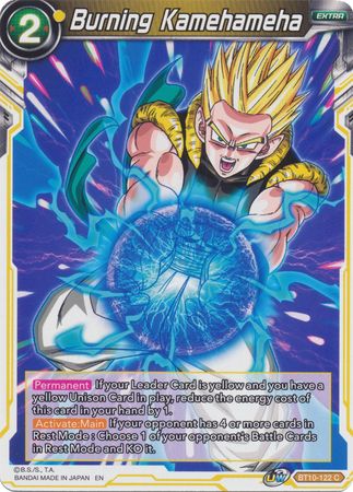 Burning Kamehameha (BT10-122) [Rise of the Unison Warrior 2nd Edition] | The Time Vault CA