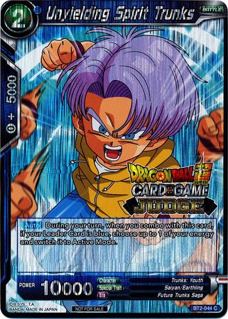 Unyielding Spirit Trunks (BT2-044) [Judge Promotion Cards] | The Time Vault CA