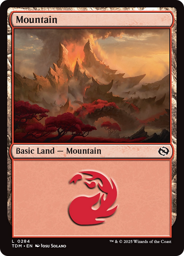 Mountain (0284) [Tarkir: Dragonstorm] | The Time Vault CA