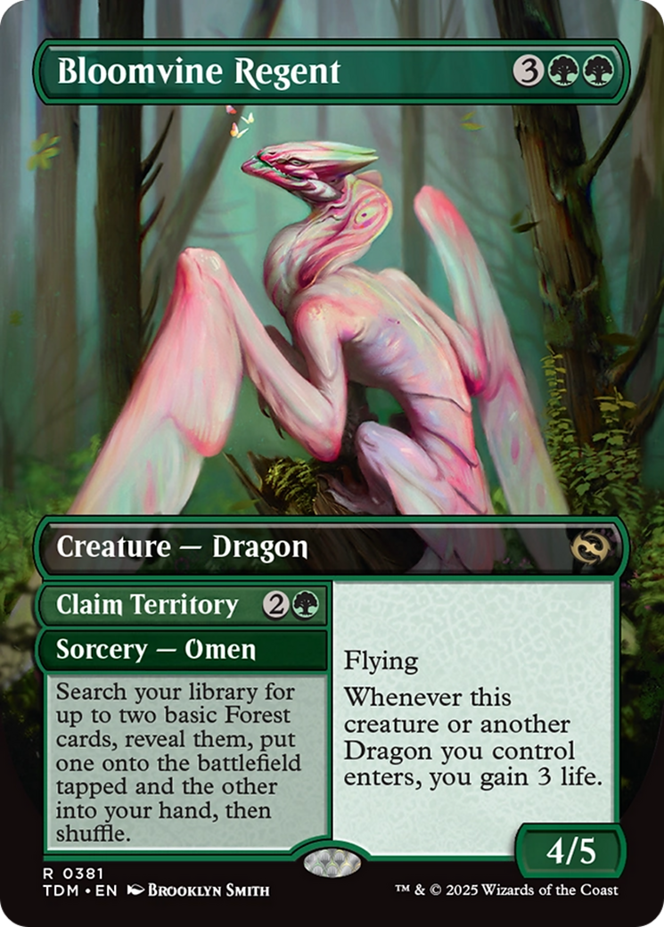 Bloomvine Regent (Borderless) [Tarkir: Dragonstorm] | The Time Vault CA