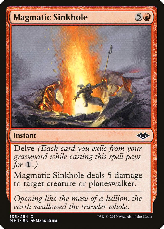 Magmatic Sinkhole [Modern Horizons] | The Time Vault CA