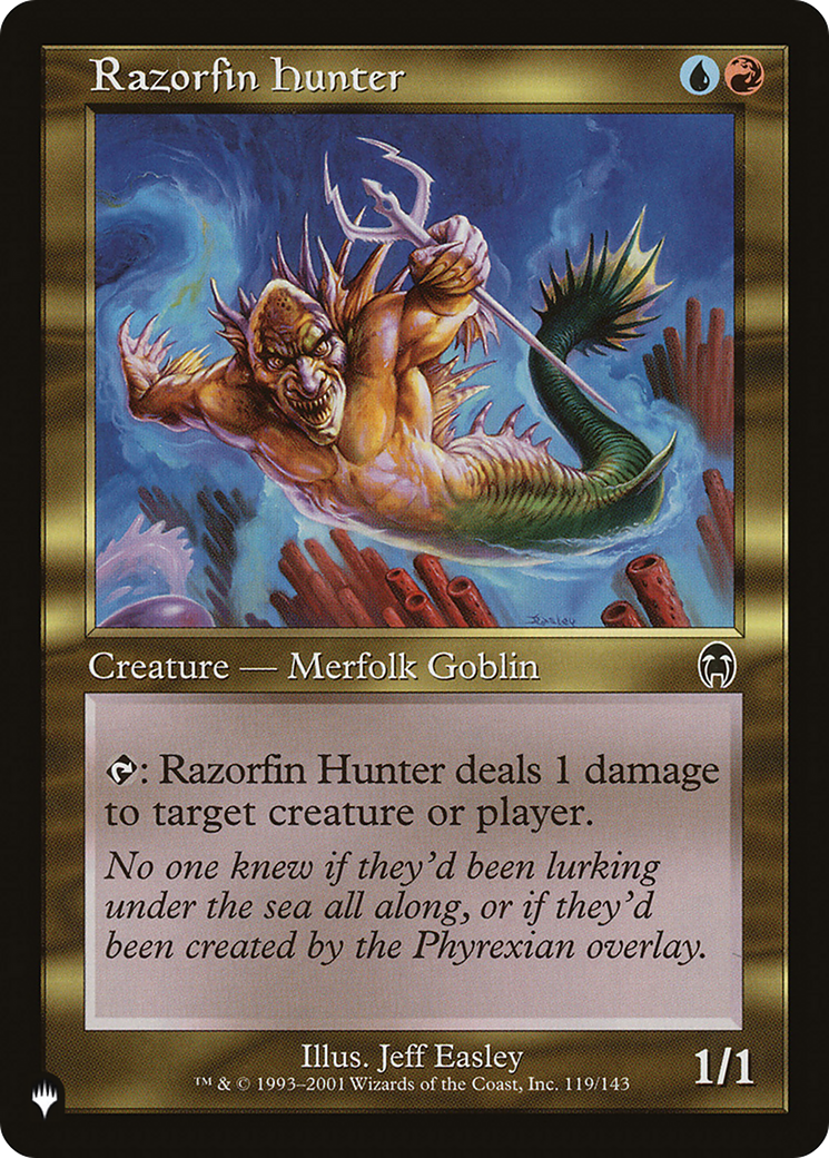 Razorfin Hunter [The List] | The Time Vault CA