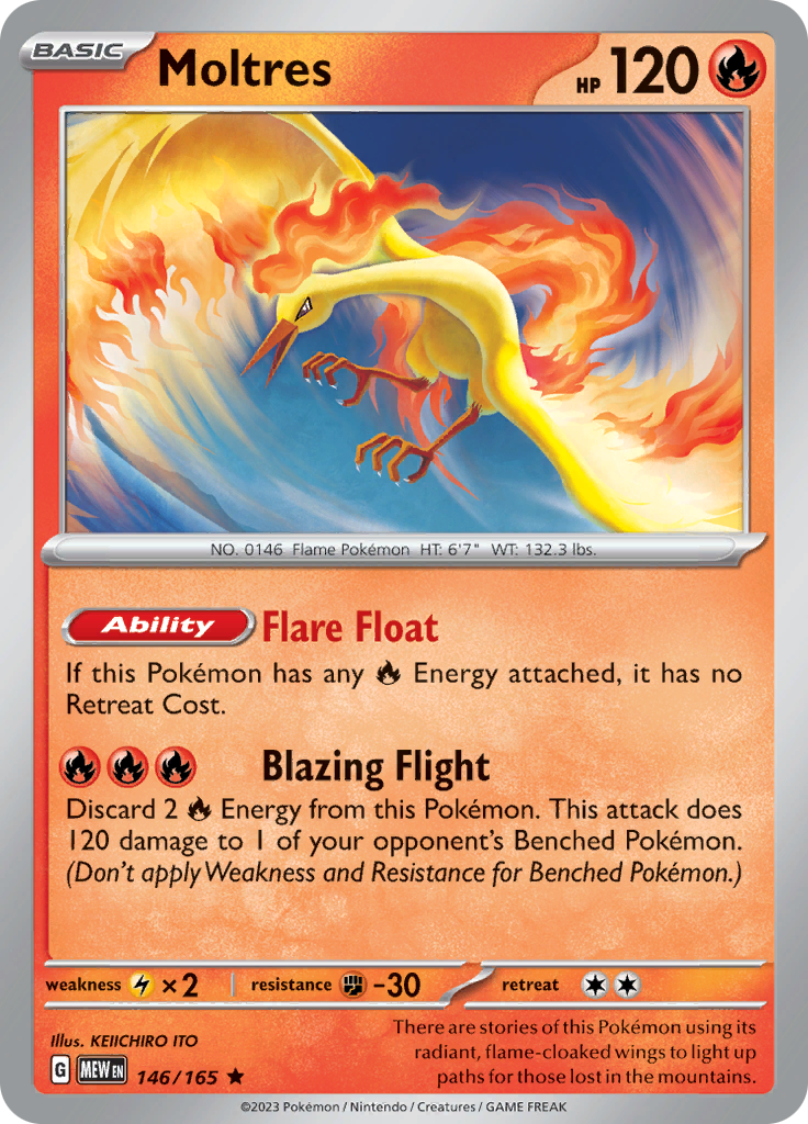 Moltres (146/165) [Scarlet & Violet 151] | The Time Vault CA