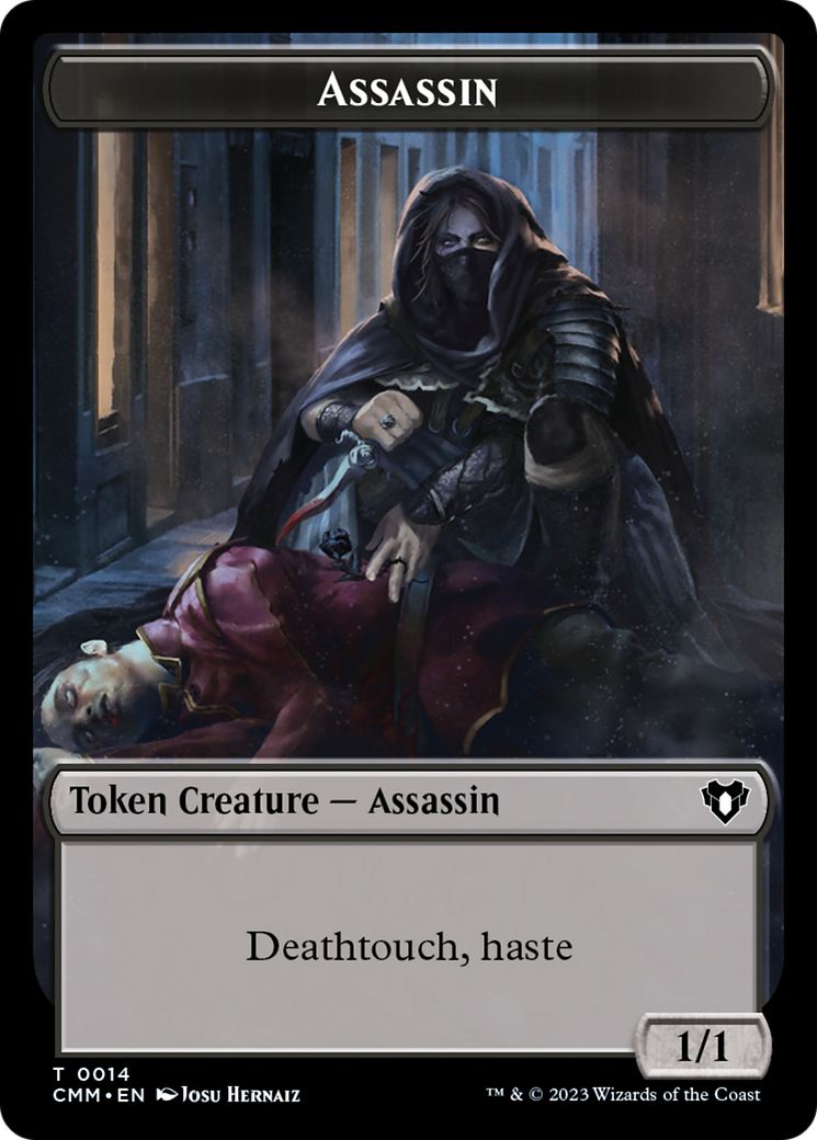 Assassin Token [Commander Masters Tokens] | The Time Vault CA