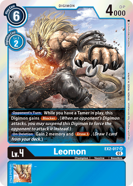 Leomon [EX2-017] [Digital Hazard] | The Time Vault CA