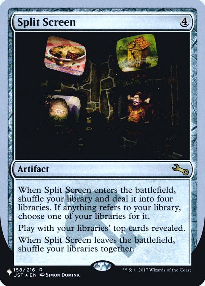 Split Screen (Unfinity Foil Edition) [The List] | The Time Vault CA