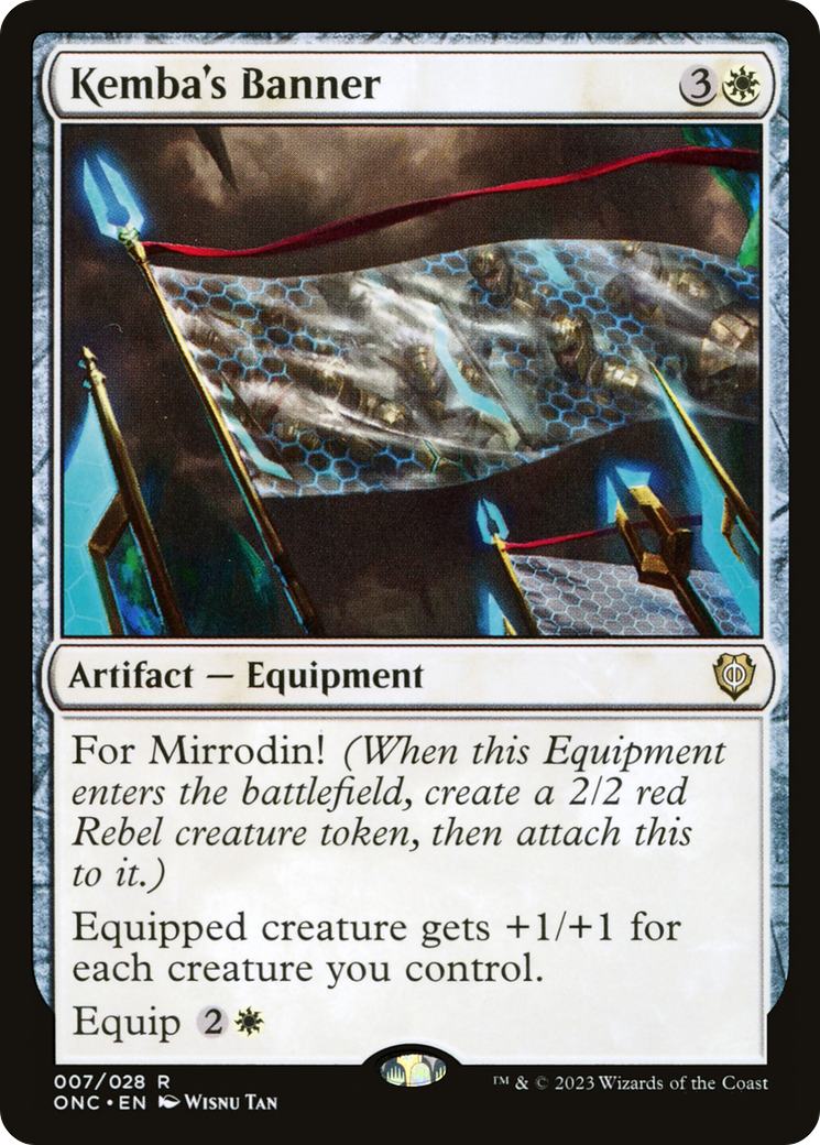 Kemba's Banner [Phyrexia: All Will Be One Commander] | The Time Vault CA